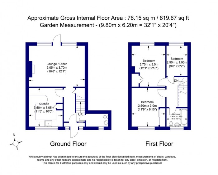 Floorplans For Shortlands, Harlington,