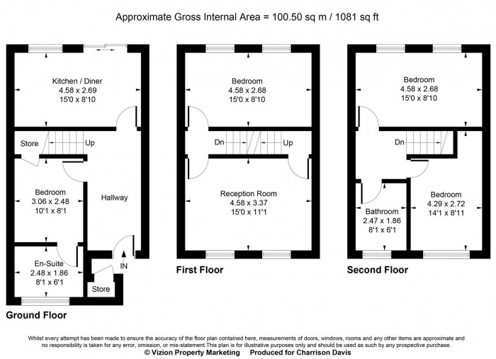 Floorplans For Merlin Close, Northolt