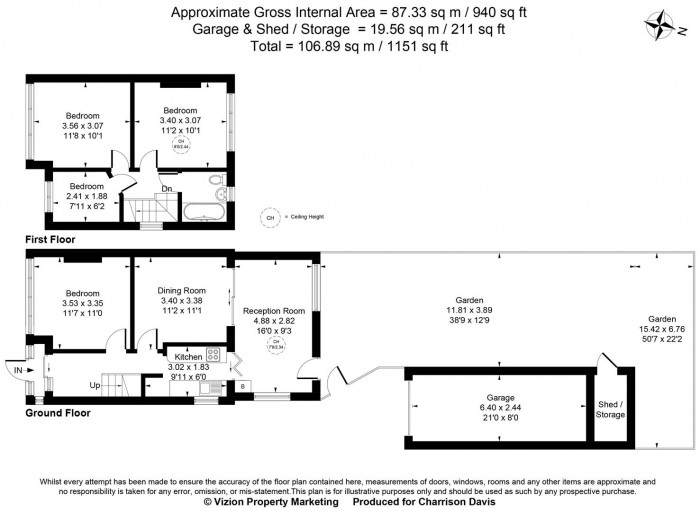 Floorplans For Wentworth Crescent, Hayes