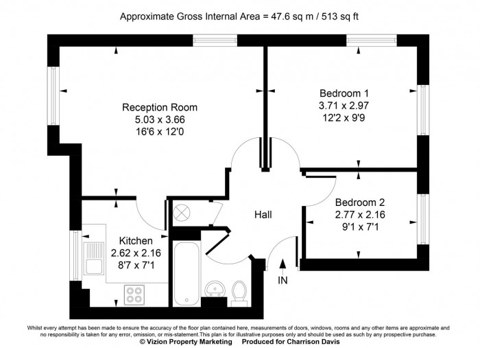 Floorplans For Gainsborough Road, Hayes