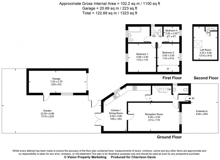 Floorplans For Grosvenor Avenue, Hayes