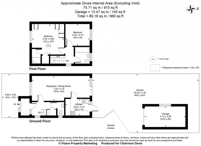 Floorplans For Harvey Road, Uxbridge