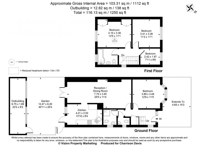 Floorplans For Black Rod Close, Hayes