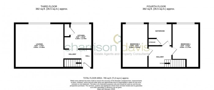 Floorplans For Black Rod Close, Hayes