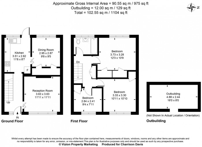 Floorplans For Down Close, Northolt
