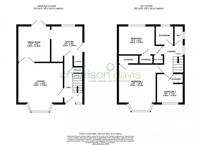 Floorplans For Hudson Road, Harlington