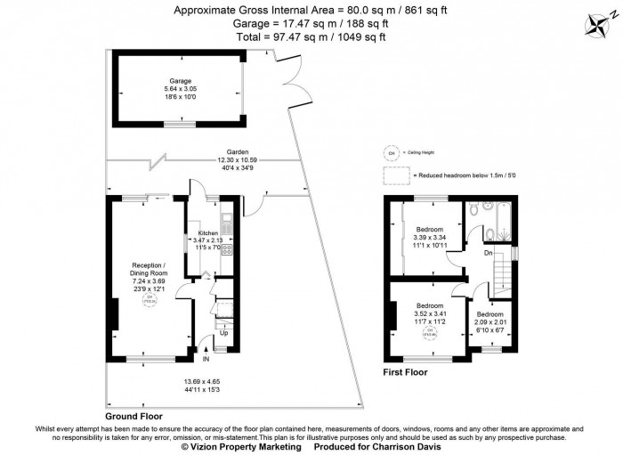 Floorplans For Tudor Road, Hayes