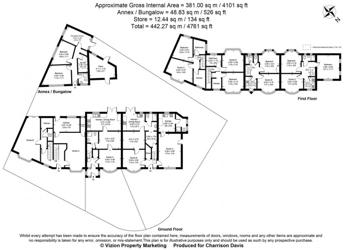 Floorplans For Westbury Avenue, Southall