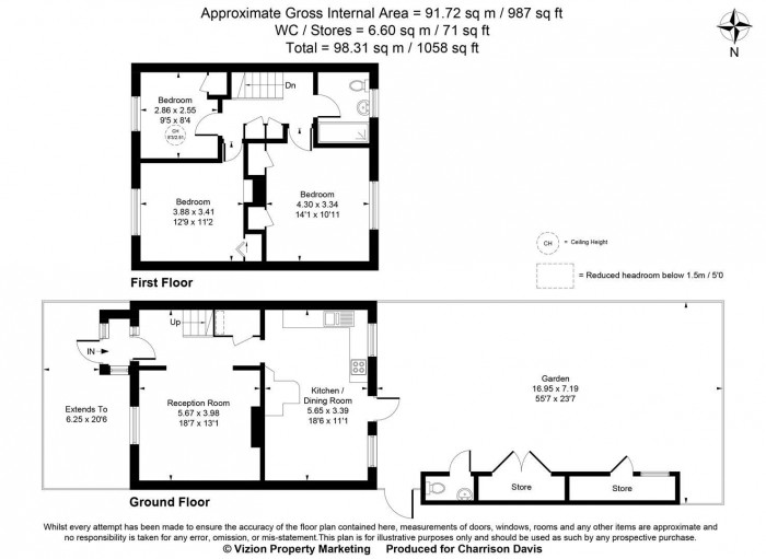 Floorplans For Rushdene Crescent, Northolt