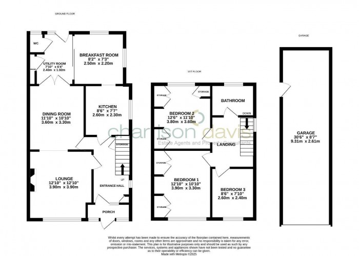 Floorplans For Peel Way, Uxbridge