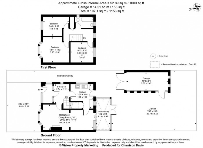 Floorplans For Kingshill Avenue, Hayes