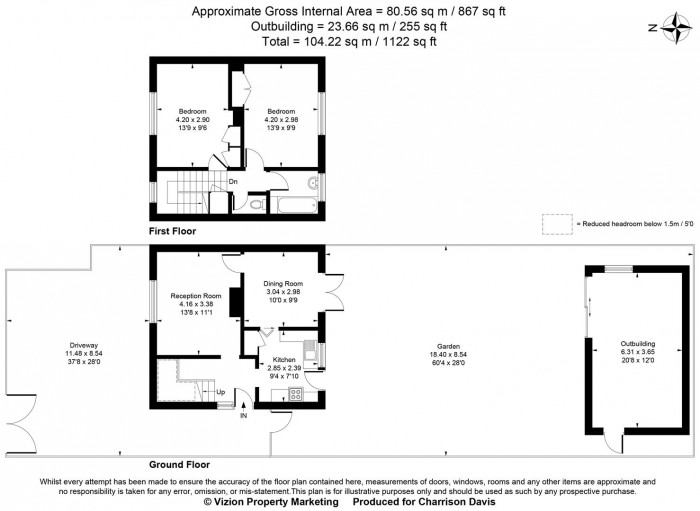 Floorplans For Rushdene Crescent, Northolt