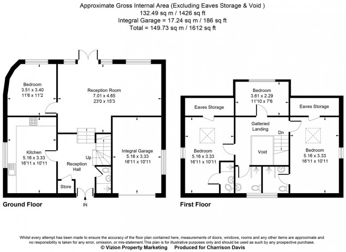 Floorplans For Cranford Lane, Harlington