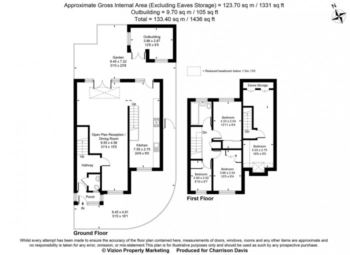 Floorplans For Cosgrove Close, Hayes