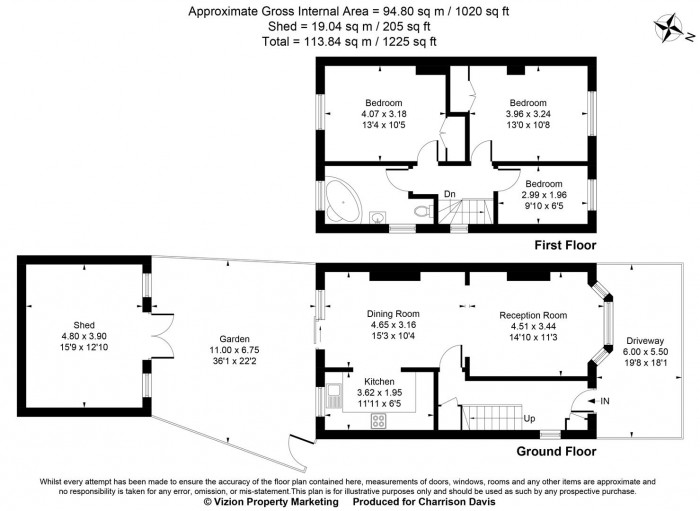 Floorplans For Kingshill Avenue, Northolt