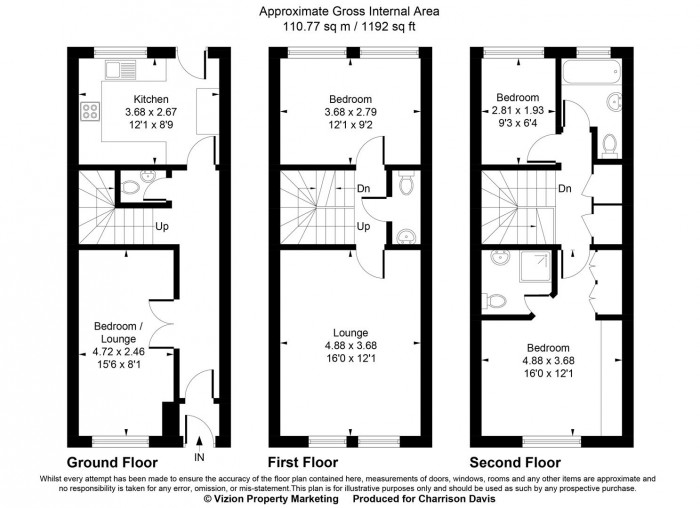 Floorplans For Rose Park Close, Hayes