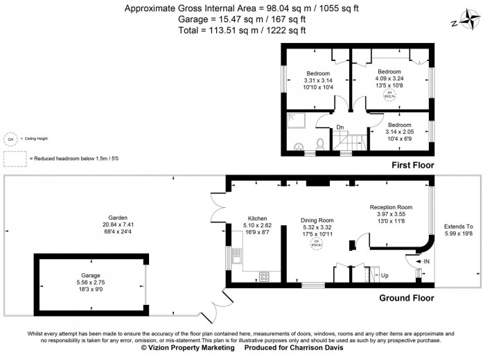 Floorplans For Grosvenor Avenue, Hayes