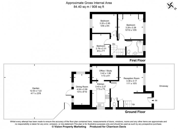 Floorplans For Hurstfield Crescent., Hayes
