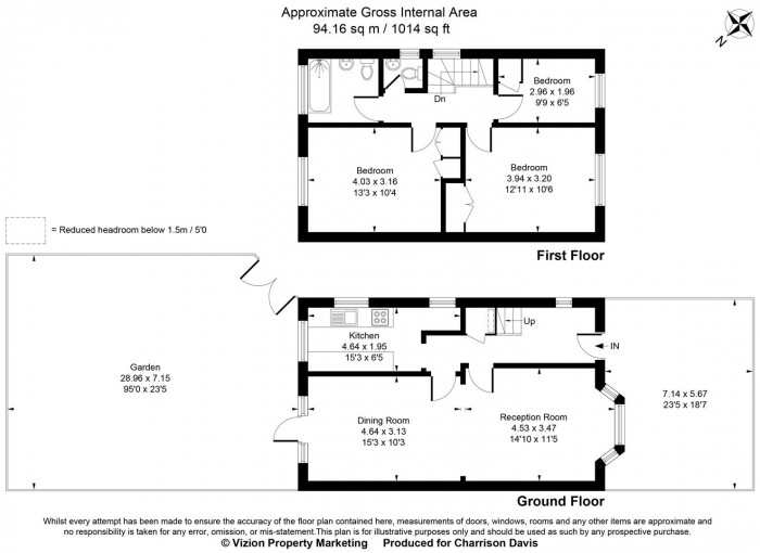 Floorplans For Kingshill Avenue, Northolt
