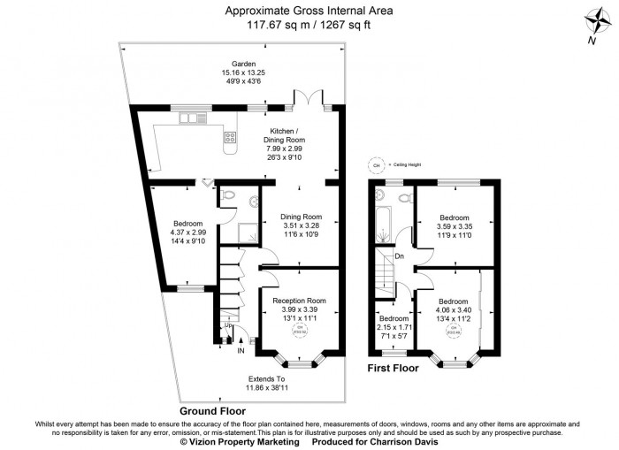 Floorplans For Hayes End Close, Hayes
