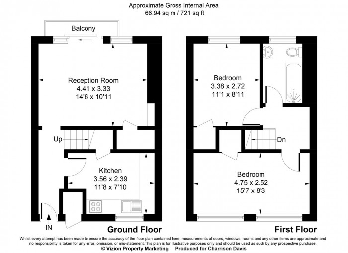 Floorplans For Exmouth Road, Hayes