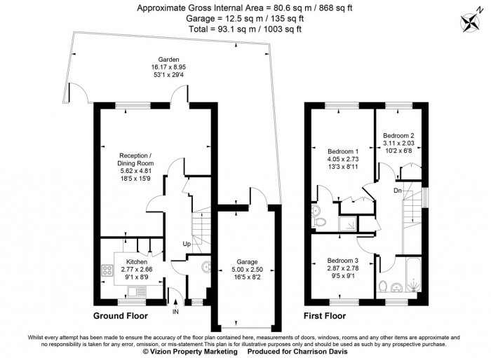 Floorplans For Chirk Close, Hayes