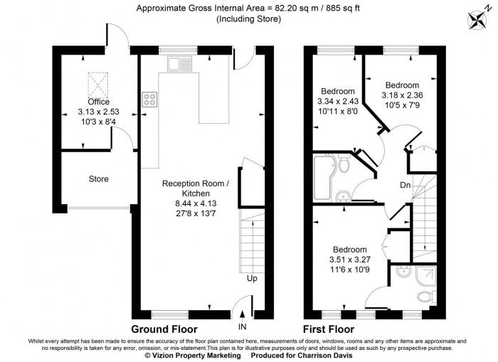 Floorplans For Telford Way, Yeading, Hayes