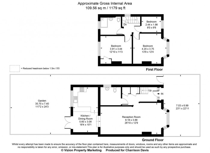 Floorplans For Queens Road, Hayes