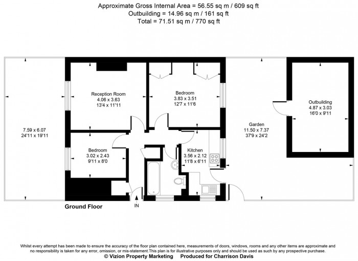 Floorplans For Bury Avenue, Hayes