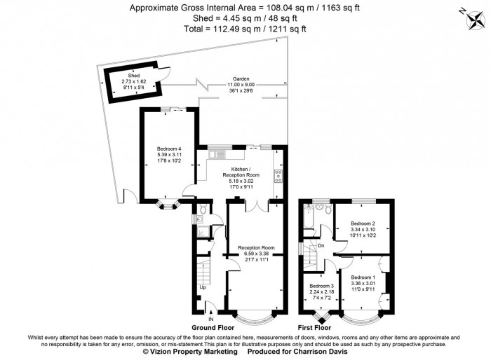 Floorplans For Dorset Close, Hayes