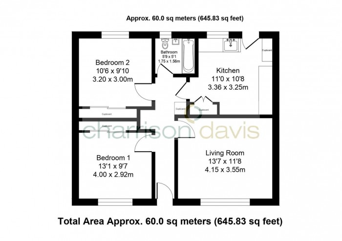 Floorplans For Down Way, Northolt