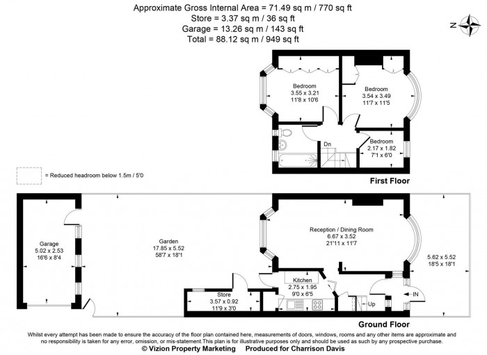 Floorplans For Bourne Avenue, Hayes