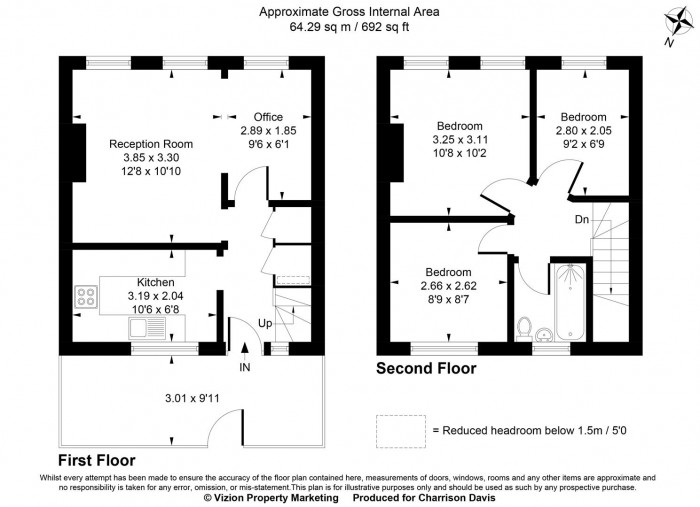 Floorplans For Kingshill Avenue, Hayes