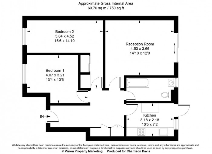 Floorplans For West End Lane, Harlington, Hayes