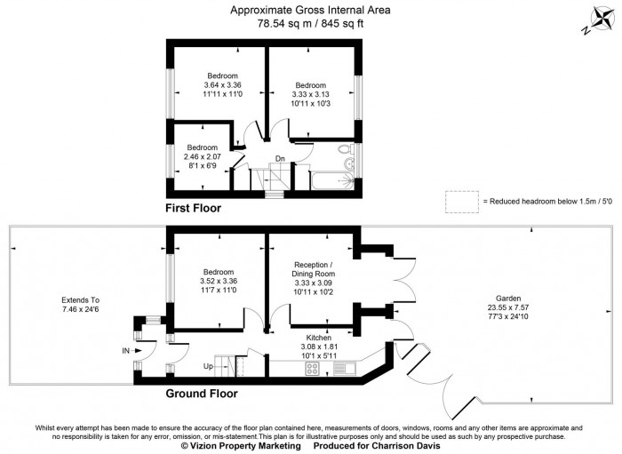 Floorplans For Kingshill Avenue, Northolt